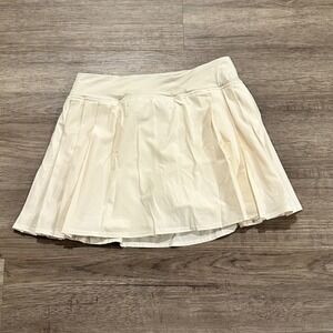 Crane Premium Skort Womens Small Cream Off White Pleated Tennis Golf Activewear